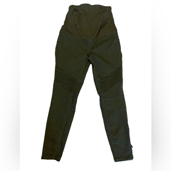 Isabel Maternity Army green jeans size 2 NWT - Picture 1 of 8